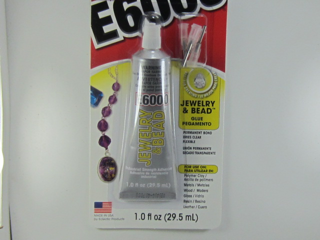 E-6000 Rhinestone GLUE 1oz./4tips